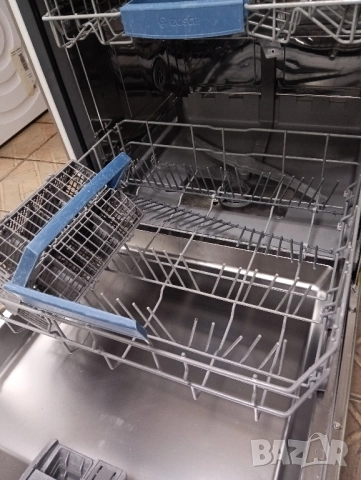 Сива свободно стояща съдомиялна 60см Бош Bosch 12 комплекта с 2 години гаранция!, снимка 10 - Съдомиялни - 51802817