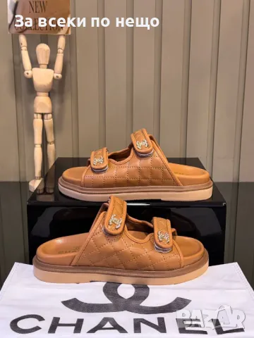 Chanel Дамски Чехли Шанел - 3 Налични Цвята Код E272, снимка 12 - Чехли - 50415283