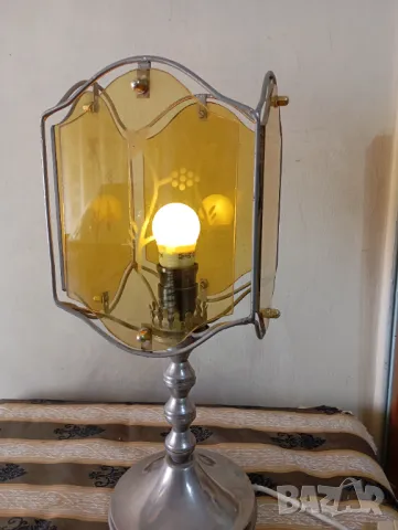 Ретро настолна лампа, снимка 6 - Настолни лампи - 49890273