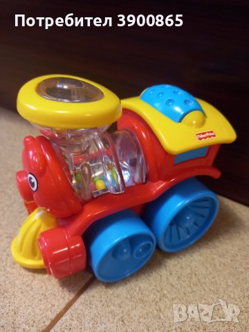 Качествена играчка-влакче на  FisherPrice