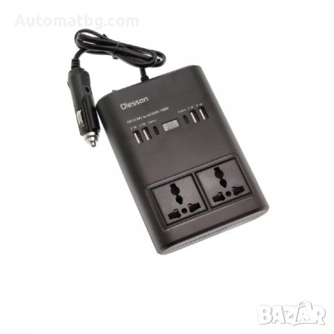 Инвертор на напрежение Automat, Преобразувател, 12V-24V, Черен, снимка 3 - Аксесоари и консумативи - 40157562