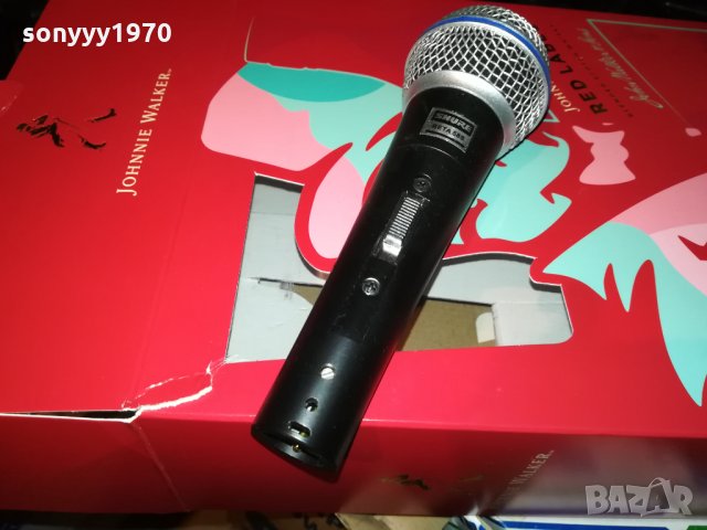 SHURE BETA 58S-МИКРОФОН ВНОС ГЕРМАНИЯ 0712211835, снимка 4 - Микрофони - 35063293