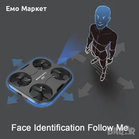 Мини дрон KAIDENG Card Drone K150 FPV RC - K150W, снимка 15 - Дронове и аксесоари - 48985216