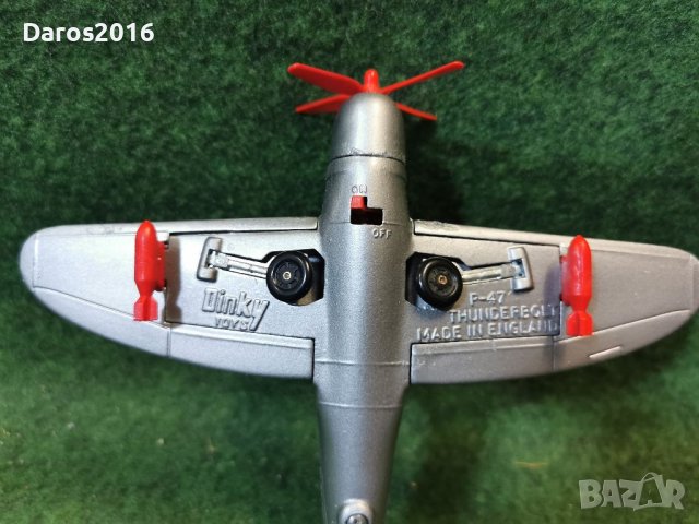 Колекционерски метален самолет на Dinky toys P47 tunderboult , снимка 12 - Колекции - 40023496