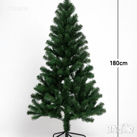 Коледна елха с естествен вид и лесен монтаж - 180см, снимка 6 - Други - 52443505
