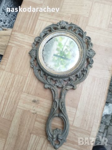 Автентично старо ретро огледало тип "Огледалце, огледалце!", снимка 2 - Антикварни и старинни предмети - 34958351