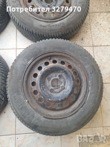 Продавам 4 бр. джанти със зимни гуми за Рено 175*65*14, снимка 8 - Гуми и джанти - 52803718
