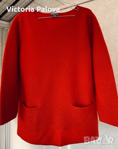 COS камбанка блуза 100% меринос, снимка 2 - Блузи с дълъг ръкав и пуловери - 43831271