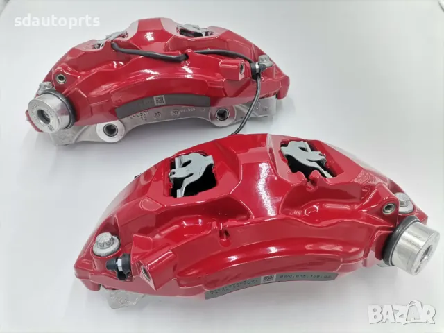 К-т Нови Червени Спирачни Апарати Audi S4 8W B9 S5 F5 350mm , снимка 3 - Части - 48042516