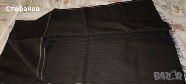 Черен габардин на черно райе, снимка 7 - Други - 52813914