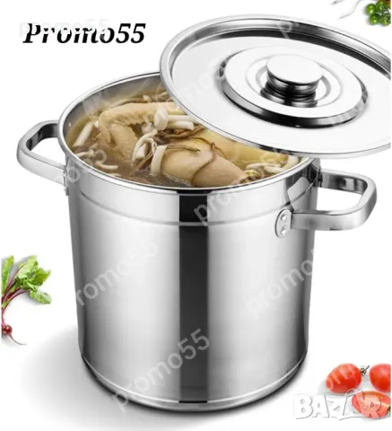 Голям казан 130l от неръждаема стомана алпака, снимка 2 - Съдове за готвене - 49526093