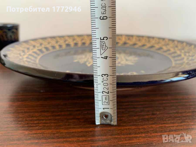 Керамична чиния с керамична чашка , снимка 10 - Антикварни и старинни предмети - 36544138