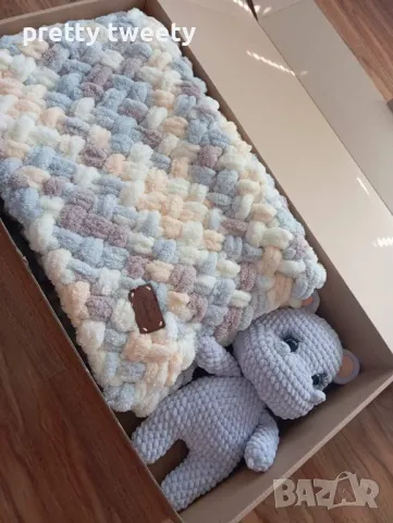 Ръчно изработени детски играчки и одеяла за подарък , снимка 12 - Спално бельо и завивки - 47726751