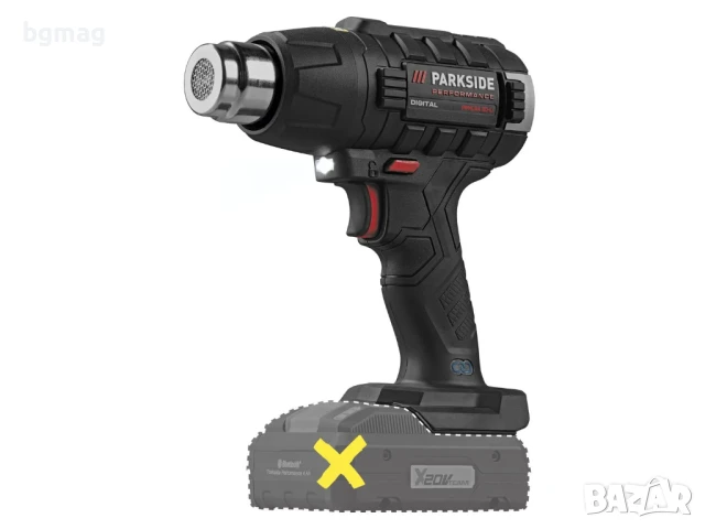 PARKSIDE PERFORMANCE PPHLGA 20-Li A2 20V акумулаторен пистолет за топъл въздух