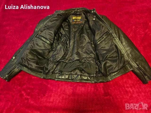 Мъжко кожено яке за мотор , снимка 7 - Якета - 52306792