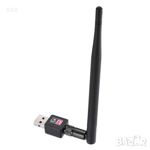 USB Wi-Fi адаптер с антена 5dBi - Промо, снимка 8 - Мрежови адаптери - 43062924