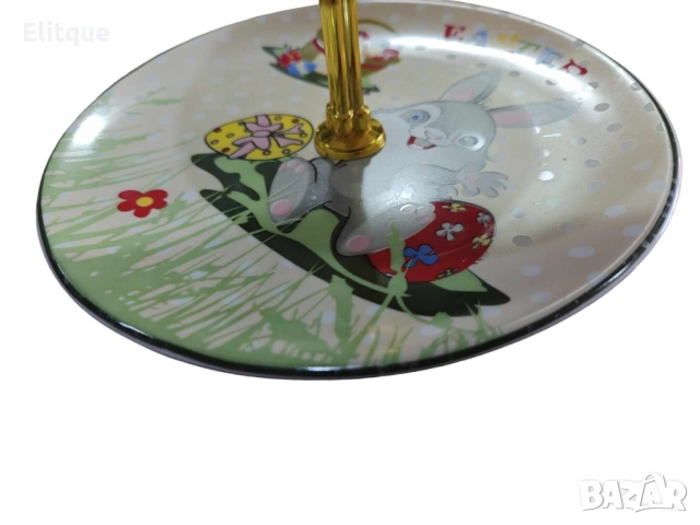 Великденско плато на 3 нива зайче с великденско яйце. Диаметър: 14,18,20см, снимка 8 - Други - 52894868