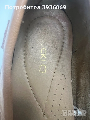 Мокасини от естествена кожа, снимка 2 - Дамски ежедневни обувки - 52629340