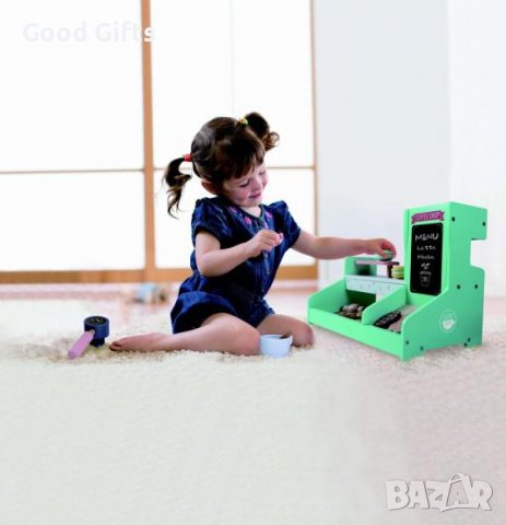 ДЕТСКИ ДЪРВЕН МАГАЗИН ЗА КАФЕ, снимка 2 - Образователни игри - 38534328