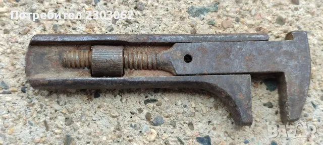 Стар френски ключ, малък, снимка 2 - Антикварни и старинни предмети - 49150472