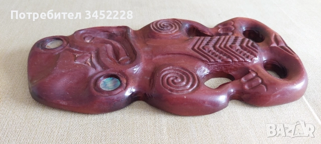 дърворезба Нова Зеландия за ценители отлична , снимка 3 - Декорация за дома - 51710118