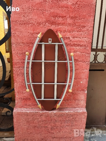 Немско огледало. Атрактивен, рядък модел. Височина 75см., ширина на огледалото 30см. и ширина на рам, снимка 5 - Огледала - 51996895