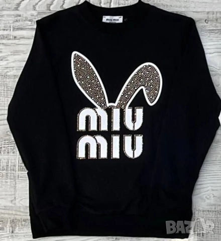 памучни блузи Miu Miu , снимка 2 - Блузи с дълъг ръкав и пуловери - 51854207