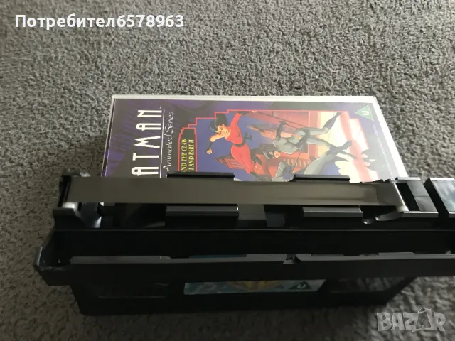 Видеокасета  '' BATMAN '' 1995 VHS, снимка 16 - Анимации - 50228319