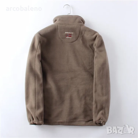 Мъжко топло удебелено поларно яке, 5цвята , снимка 3 - Якета - 52020014