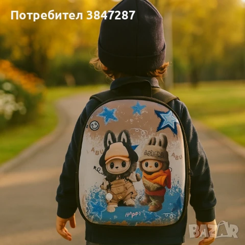 Детски раници Labubu – удобство, стил и настроение за всяко дете, снимка 8 - Раници - 51351013