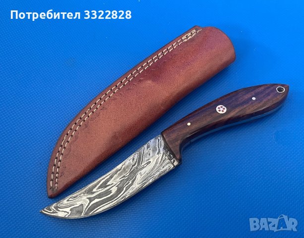 Нож от Дамаска стомана, снимка 5 - Ножове - 44014698