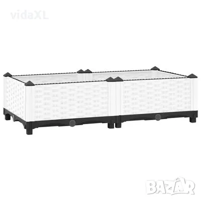 vidaXL Повдигната леха, 80x40x23 см, полипропилен(SKU:153305, снимка 1 - Други - 48056812