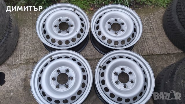 4бр. ЖЕЛЕЗНИ джанти 16ки за MERCEDES VW CRAFTER 6X130 6.5J 
