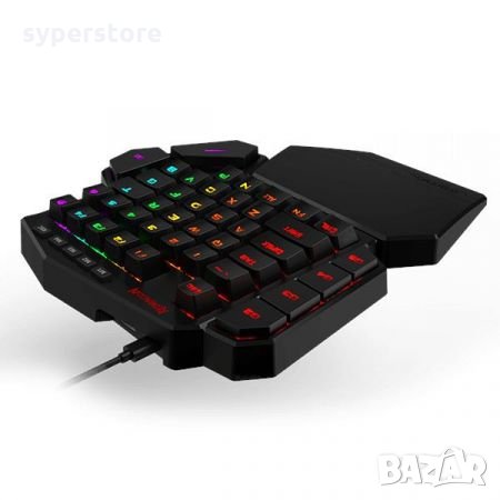 Клавиатура Геймърска USB Redragon Diti K585RGB RGB Механична Гемърска Мини клавиатура за бързи клави, снимка 5 - Клавиатури и мишки - 32388768