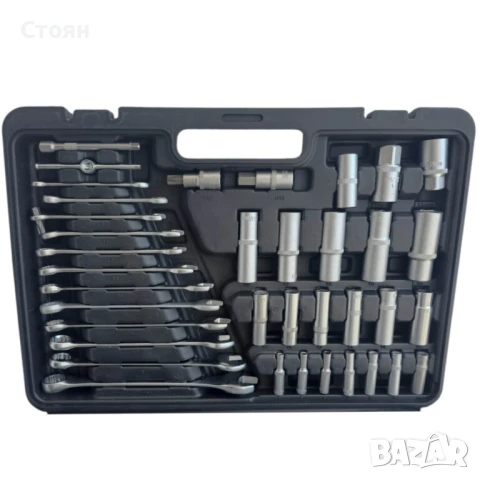 Гедоре KraftWorld 216 части 1/4″ 3/8″ 1/2″ CR-V – пълен комплект, снимка 4 - Гедорета - 51352219