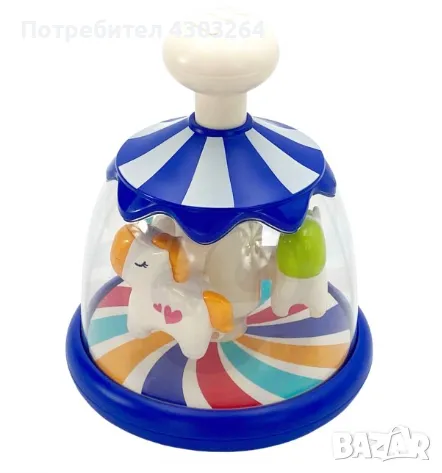 Весело и цветно въртящо се колело с коне, снимка 6 - Образователни игри - 48014100