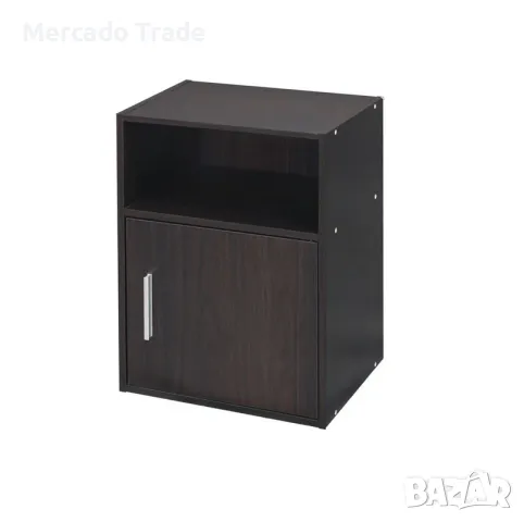 Декоративно шкафче Mercado Trade, С чекмедже и вратичка, Кафяв