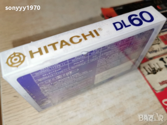 HITACHI DL 60-ORIGINAL TAPE-MADE IN JAPAN 1312252202, снимка 10 - Аудио касети - 52777581