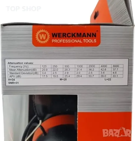 Шумоизолиращи слушалки Werkmann с FM radio, снимка 3 - Bluetooth слушалки - 48818884