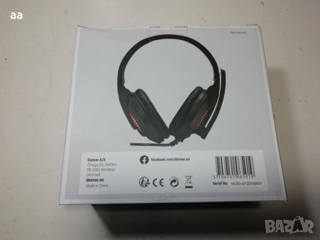 Геймърски слушалки Денвър, снимка 2 - Други - 43561564