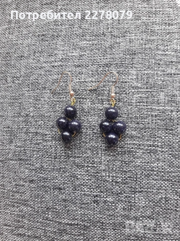 Обеци от полускъпоценни камъни - ръчна изработка, снимка 14 - Обеци - 44764262