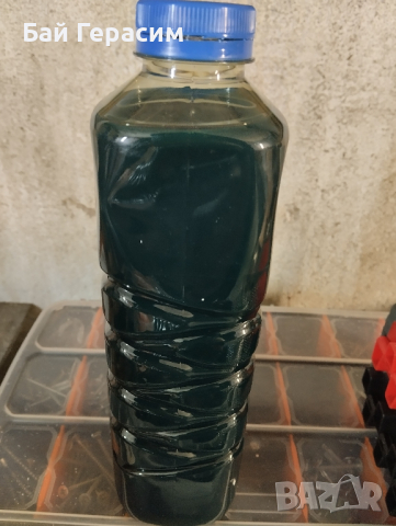 Двутактово масло зелено