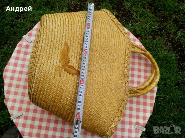 Стара дамска плетена чанта #5, снимка 7 - Други ценни предмети - 28731452