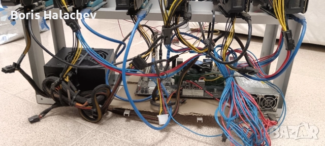 Продавам Mining Rig – 6× RX 580 8GB (Gigabyte) 