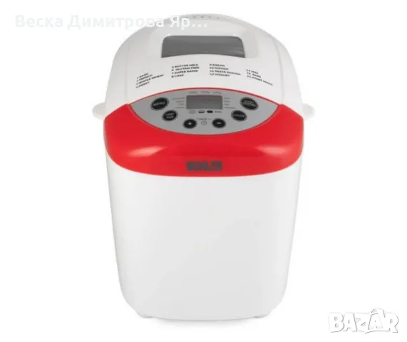 Хлебопекарна, бял- червен, две бъркалки, снимка 4 - Хлебопекарни - 47326671