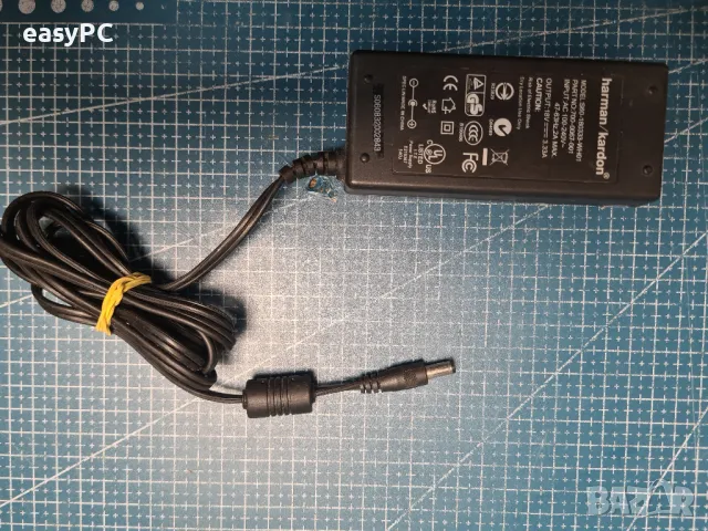 Оригинален захранващ адаптер HARMAN/KARDON 18V 3.33A , снимка 2 - Аудиосистеми - 49299476