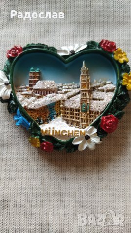 магнит за хладилник MÜNCHEN , снимка 2 - Ръчно изработени сувенири - 43343348