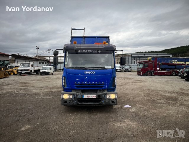 Iveco Eurocargo Самосвал с кран, снимка 1 - Камиони - 43629582