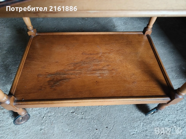 Сервизна количка+ поднос подарък , снимка 10 - Аксесоари за кухня - 53595237