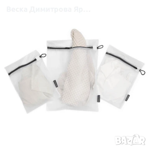 Комплект торби за деликатно пране Brabantia White/Grey, 3 броя в два размера, снимка 5 - Други стоки за дома - 50622410